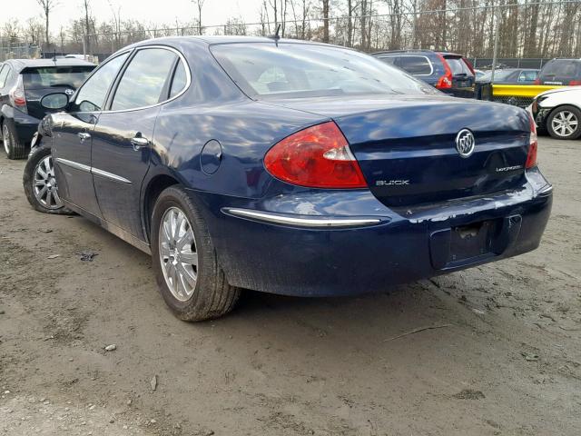 2G4WD582391166589 - 2009 BUICK LACROSSE C BLUE photo 3