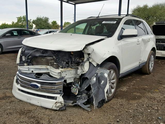 2FMDK39CX9BA49207 - 2009 FORD EDGE LIMIT WHITE photo 2