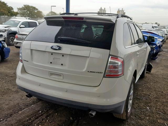 2FMDK39CX9BA49207 - 2009 FORD EDGE LIMIT WHITE photo 4