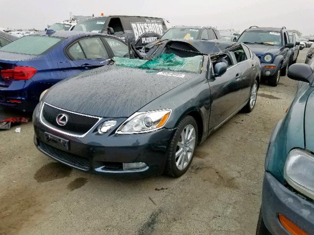 JTHBH96S465016856 - 2006 LEXUS GS 300 GRAY photo 2