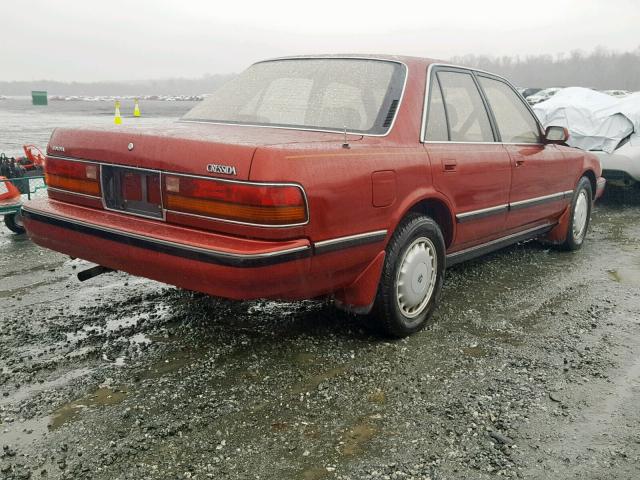 JT2MX83E6K0009834 - 1989 TOYOTA CRESSIDA L RED photo 4