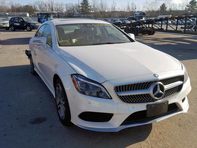 WDDLJ6HB2FA134522 - 2015 MERCEDES-BENZ CLS 400 4M WHITE photo 1