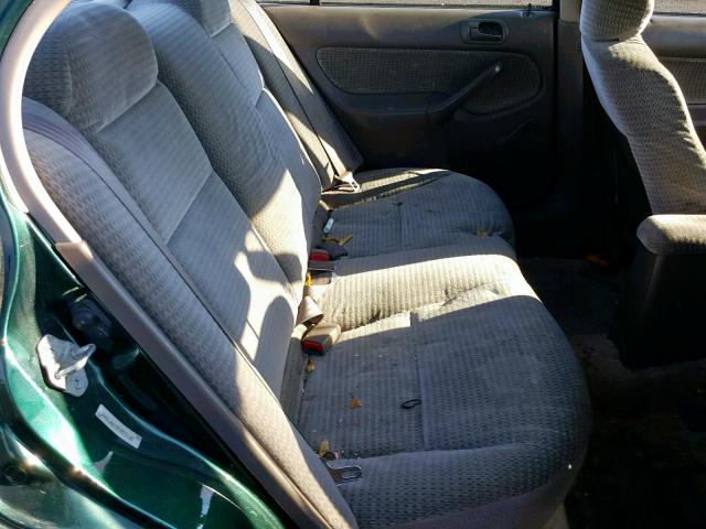 2HGEJ6613YH573165 - 2000 HONDA CIVIC BASE GREEN photo 6