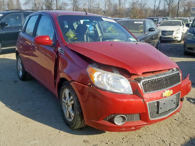 KL1TD6DE5BB256885 - 2011 CHEVROLET AVEO LS RED photo 1