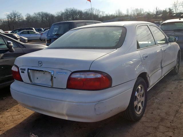 1YVGF22C4Y5170547 - 2000 MAZDA 626 ES WHITE photo 4