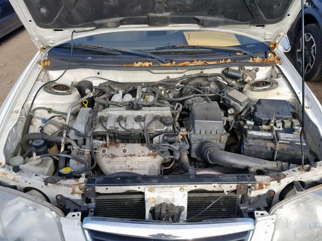 1YVGF22C4Y5170547 - 2000 MAZDA 626 ES WHITE photo 7