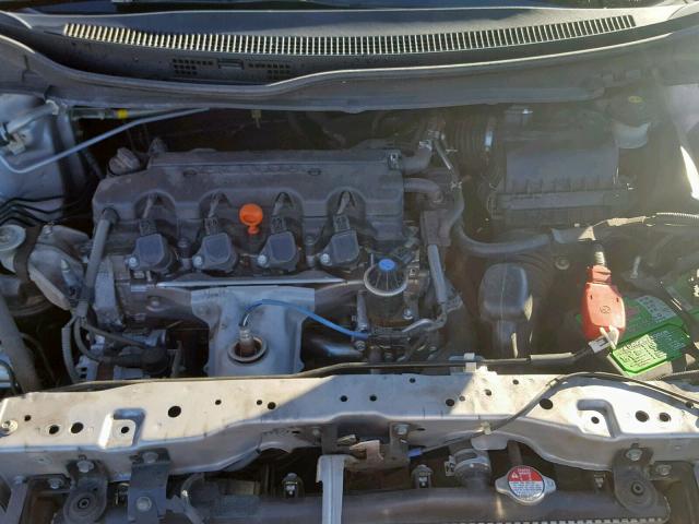 19XFB2F99FE020043 - 2015 HONDA CIVIC EXL SILVER photo 7