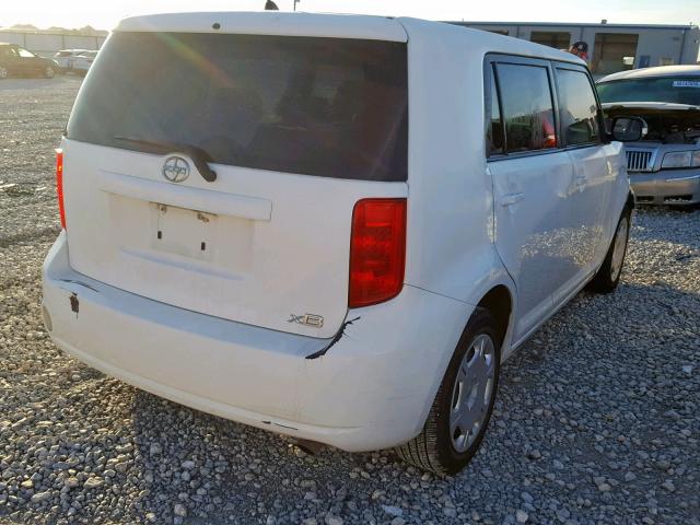 JTLKE50EX81048618 - 2008 TOYOTA SCION XB Ақ фото 4