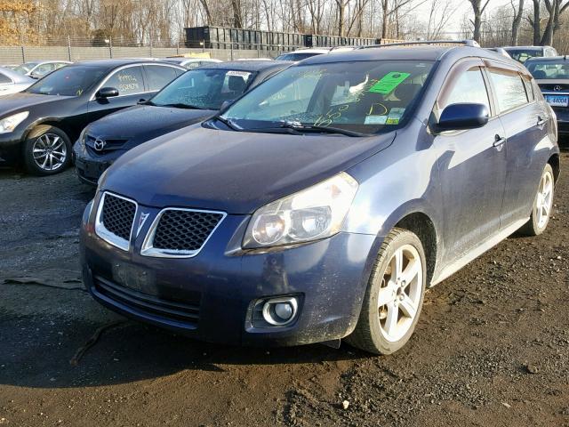 5Y2SM670X9Z426129 - 2009 PONTIAC VIBE BLUE photo 2