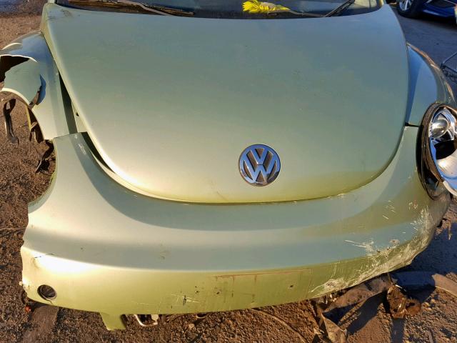 3VWPG31C39M511942 - 2009 VOLKSWAGEN NEW BEETLE GREEN photo 9