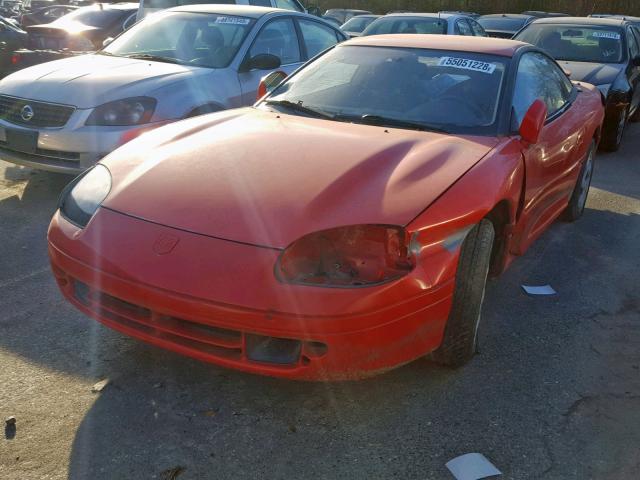 JB3AM44HXRY003505 - 1994 DODGE STEALTH RED photo 2