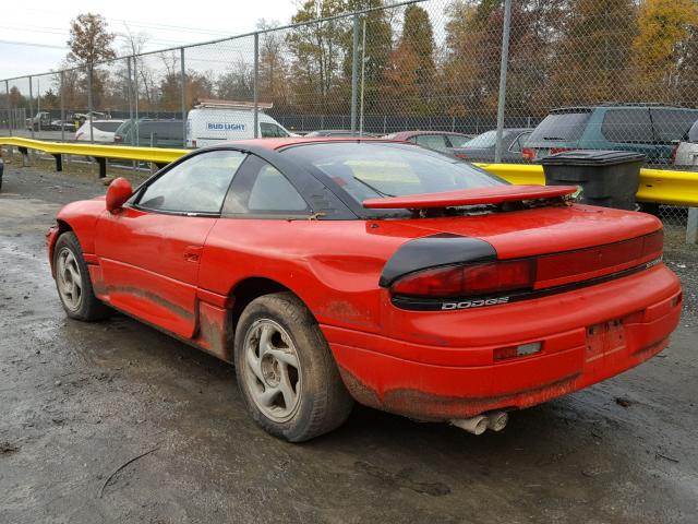 JB3AM44HXRY003505 - 1994 DODGE STEALTH RED photo 3