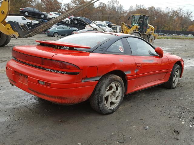 JB3AM44HXRY003505 - 1994 DODGE STEALTH RED photo 4