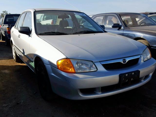 JM1BJ2221Y0218587 - 2000 MAZDA PROTEGE DX GRAY photo 1