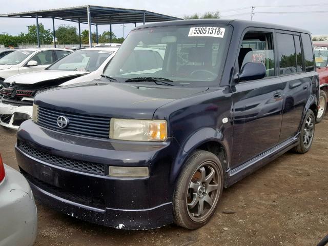 JTLKT324X40144604 - 2004 TOYOTA SCION XB Көк фото 2