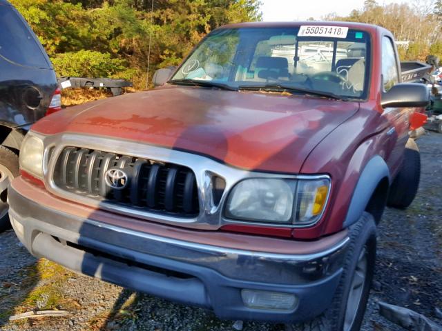 5TENM92N41Z769402 - 2001 TOYOTA TACOMA PRE WHITE photo 2