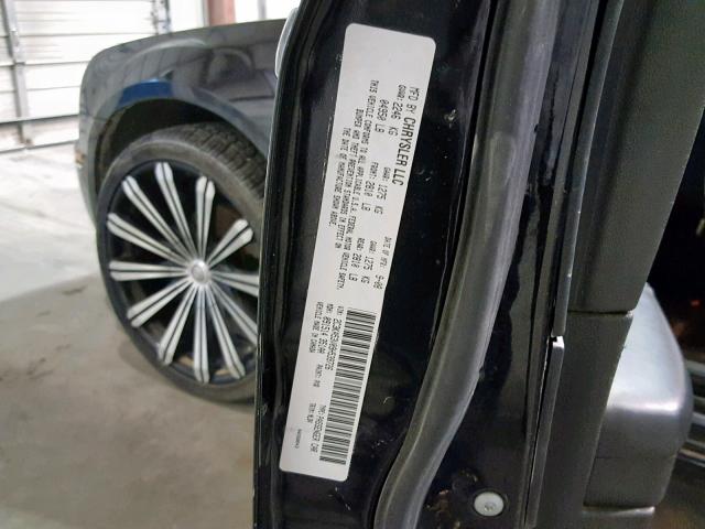 2C3KA53V09H539726 - 2009 CHRYSLER 300 TOURIN BLACK photo 10