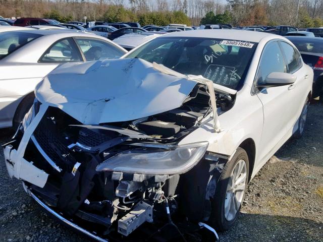 1C3CCCAB4GN173558 - 2016 CHRYSLER 200 LIMITE WHITE photo 2