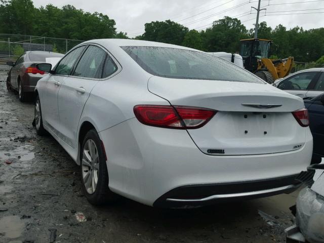 1C3CCCAB4GN173558 - 2016 CHRYSLER 200 LIMITE WHITE photo 3