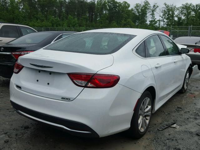 1C3CCCAB4GN173558 - 2016 CHRYSLER 200 LIMITE WHITE photo 4