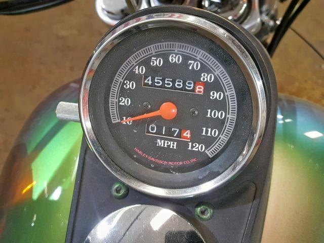 1HD1EAL16KY127046 - 1989 HARLEY-DAVIDSON FXR GREEN photo 8