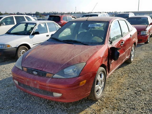 1FAFP38Z73W206983 - 2003 FORD FOCUS ZTS RED photo 2