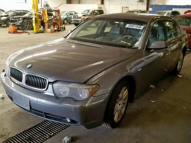 WBAGN63472DR04065 - 2002 BMW 745 LI SILVER photo 2