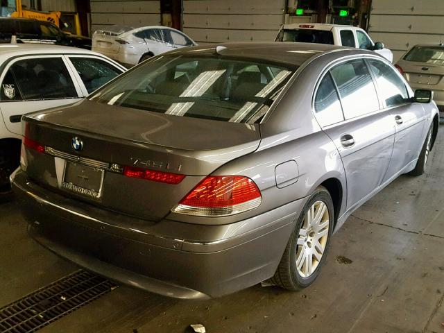 WBAGN63472DR04065 - 2002 BMW 745 LI SILVER photo 4