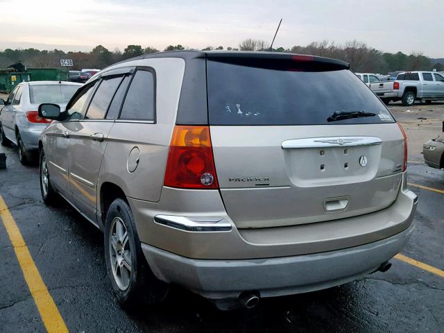 2A8GF68X97R289910 - 2007 CHRYSLER PACIFICA T GOLD photo 3