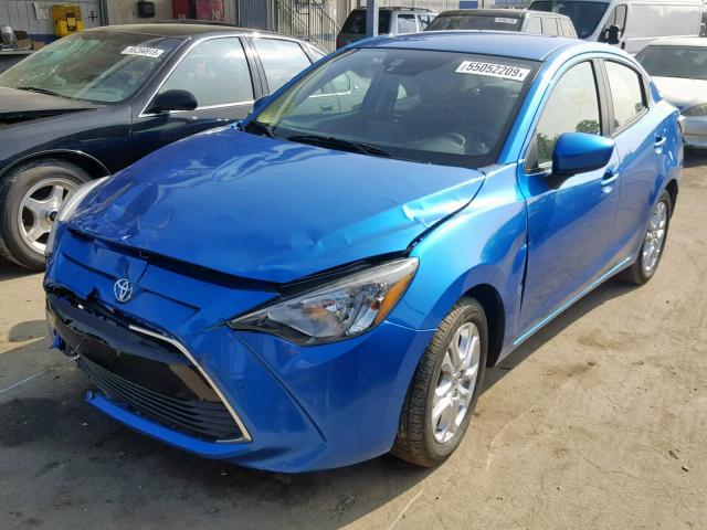 3MYDLBZV4GY138919 - 2016 TOYOTA SCION IA BLUE photo 2