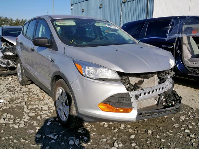 1FMCU0F71EUB20312 - 2014 FORD ESCAPE S SILVER photo 1