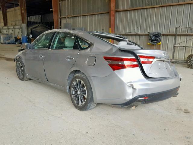 4T1BK1EB8FU180635 - 2015 TOYOTA AVALON XLE SILVER photo 3