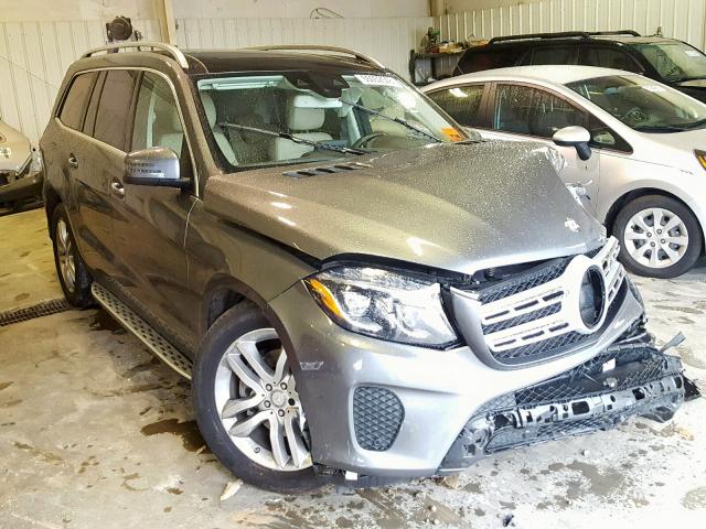 4JGDF6EE4HA837861 - 2017 MERCEDES-BENZ GLS 450 4M GRAY photo 1