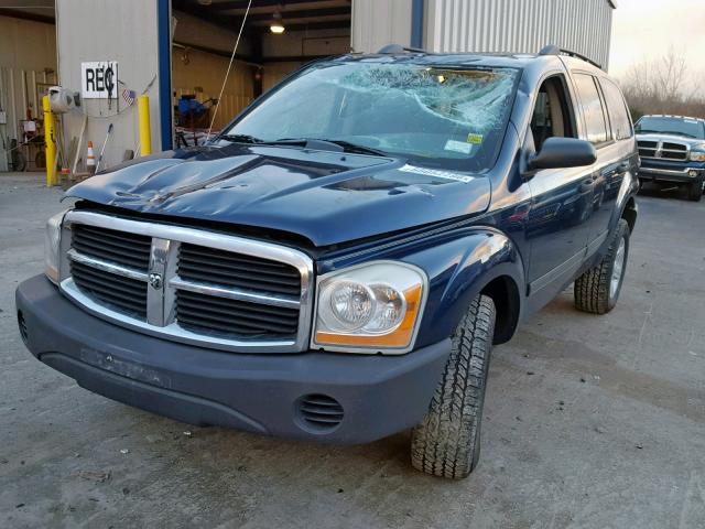 1D4HB38N45F586658 - 2005 DODGE DURANGO ST BLUE photo 2