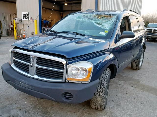 1D4HB38N45F586658 - 2005 DODGE DURANGO ST BLUE photo 9