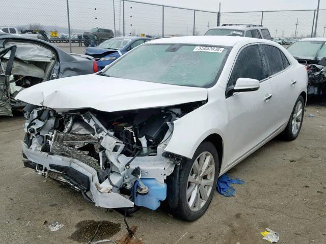 1G11F5SLXFU124651 - 2015 CHEVROLET MALIBU LTZ WHITE photo 2