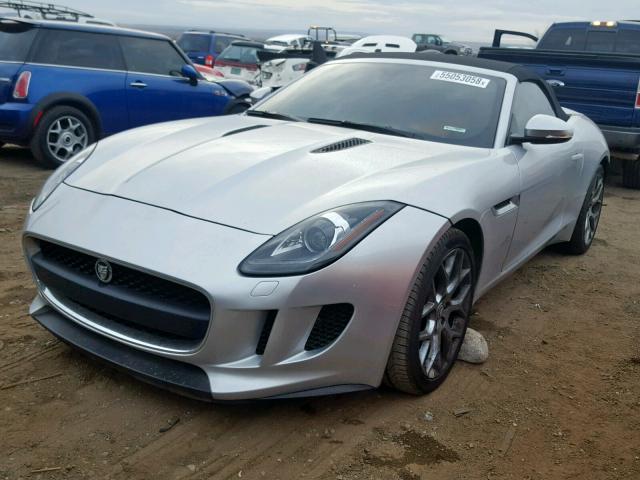 SAJWA6E73E8K10716 - 2014 JAGUAR F-TYPE SILVER photo 2