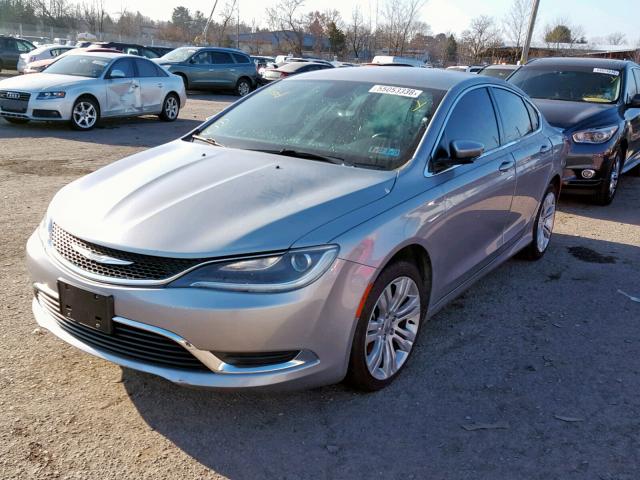 1C3CCCAB3FN661933 - 2015 CHRYSLER 200 LIMITE SILVER photo 2