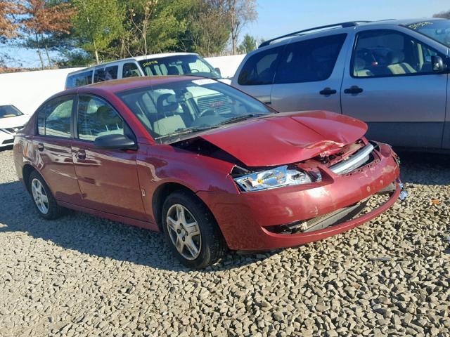 1G8AJ55F57Z172987 - 2007 SATURN ION LEVEL RED photo 1