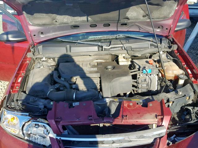 1G8AJ55F57Z172987 - 2007 SATURN ION LEVEL RED photo 7