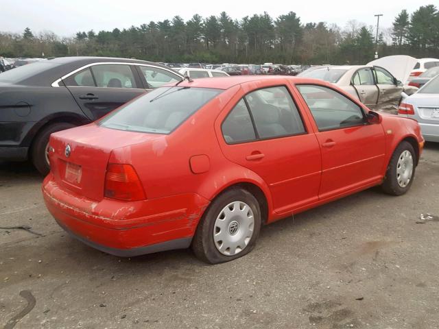 3VWRC29M5XM025979 - 1999 VOLKSWAGEN JETTA GL RED photo 4