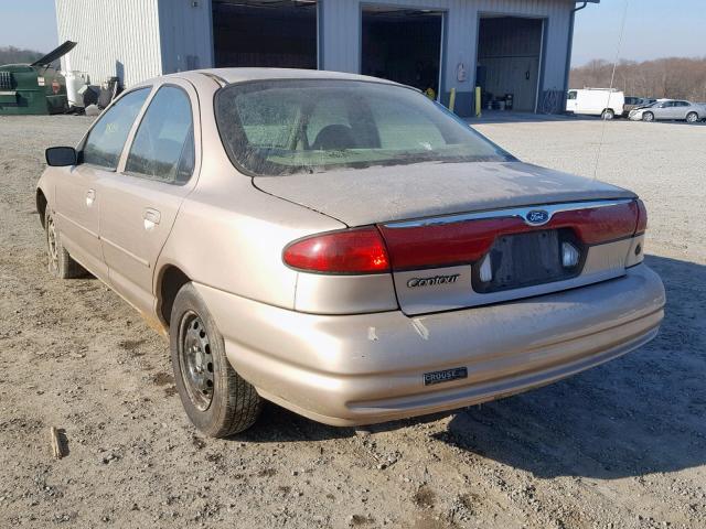 1FAFP653XXK109307 - 1999 FORD CONTOUR LX GOLD photo 3