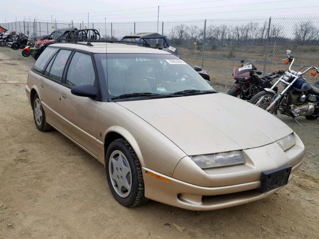 1G8ZJ8571PZ315866 - 1993 SATURN SW2 GOLD photo 1