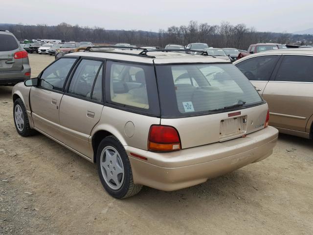 1G8ZJ8571PZ315866 - 1993 SATURN SW2 GOLD photo 3