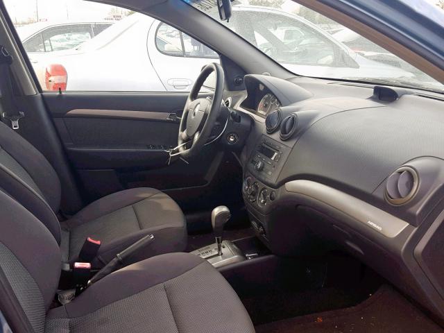 KL1TD56678B042134 - 2008 CHEVROLET AVEO BASE Mavi foto 5