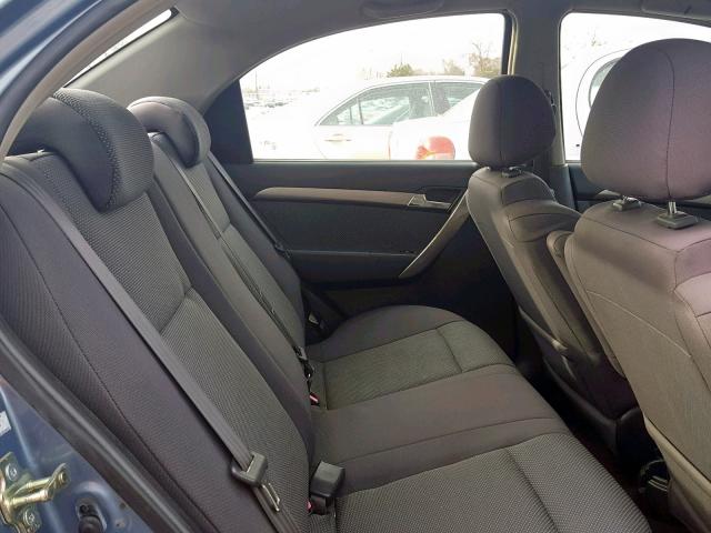 KL1TD56678B042134 - 2008 CHEVROLET AVEO BASE Mavi foto 6