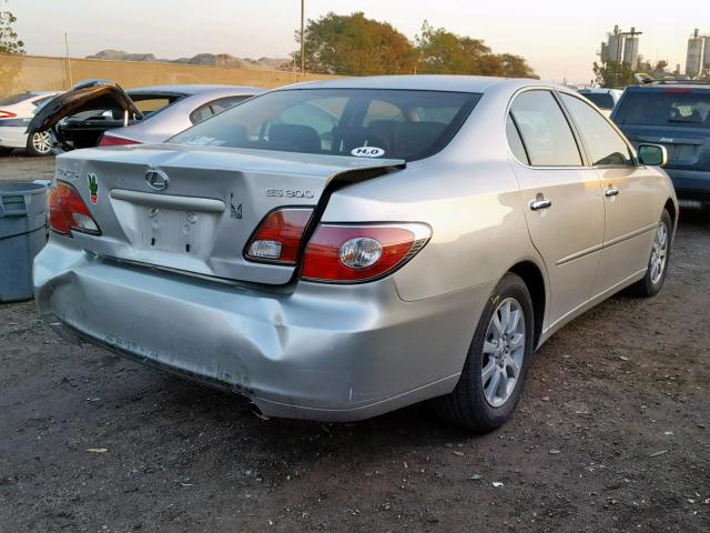 JTHBF30G320010349 - 2002 LEXUS ES 300 GOLD photo 4