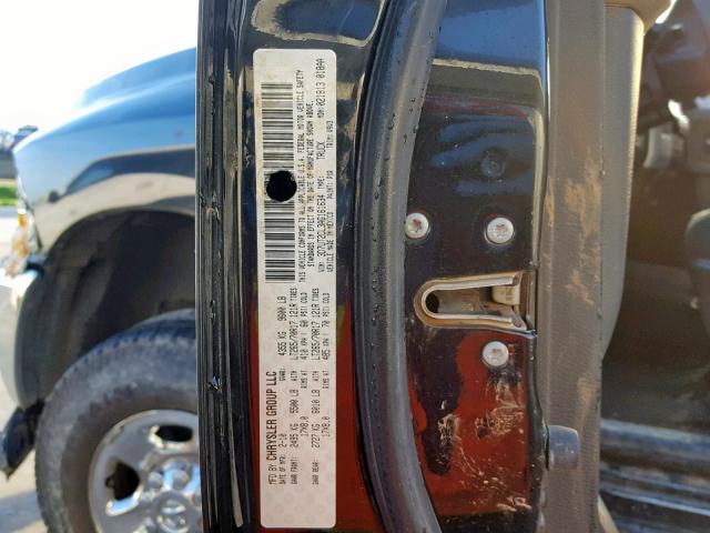 3D7UT2CL3AG161634 - 2010 DODGE RAM 2500 BLACK photo 10