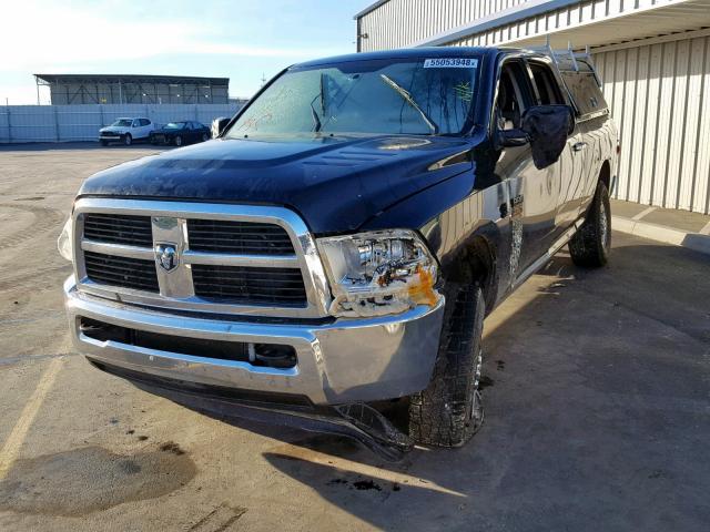 3D7UT2CL3AG161634 - 2010 DODGE RAM 2500 BLACK photo 2