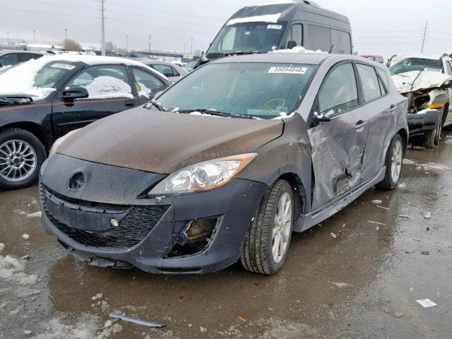 JM1BL1H50A1317021 - 2010 MAZDA 3 S SILVER photo 2